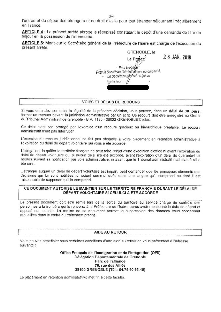 Renouvellement de titre de séjour le fonctionnement