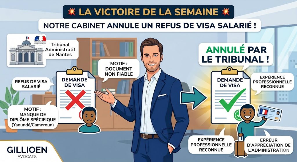 refus de visa salarié