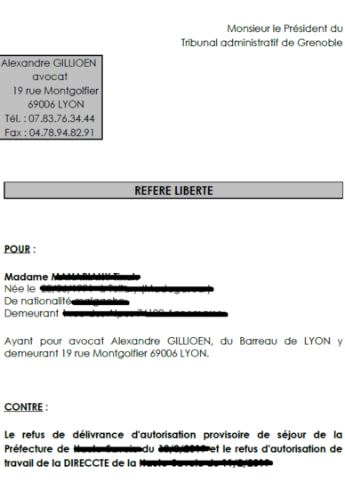 Référéliberté et droit des étrangers pour quel usage